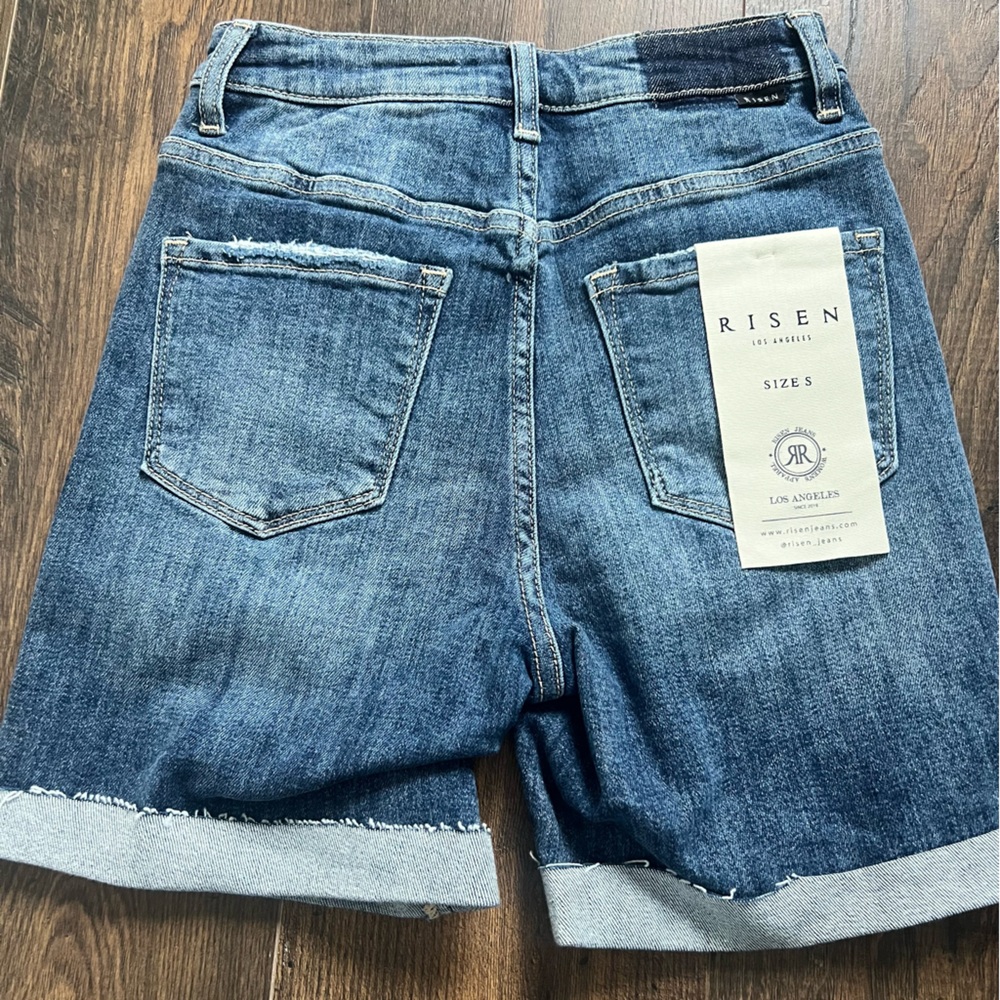 Risen Denim Shorts, NWT, Womens, Size Small, 5inch inseam - Picture 5 of 5